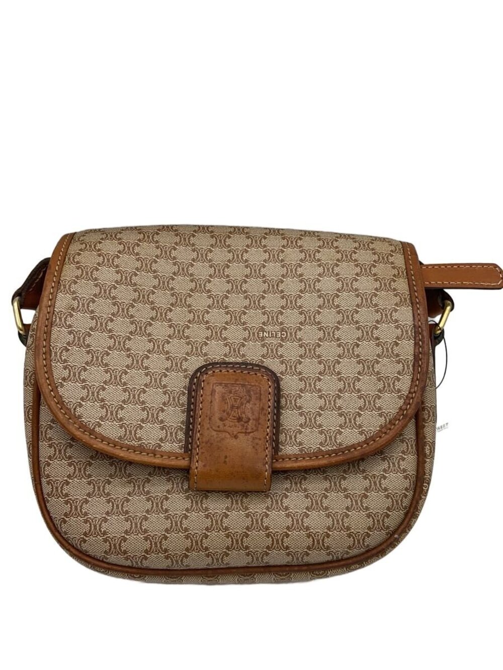 Celine Shoulder Macadam Bag Brown